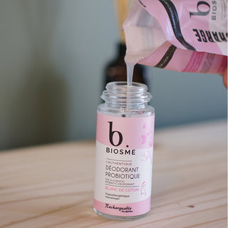 Recharge Blanc de coton - deodorant naturel