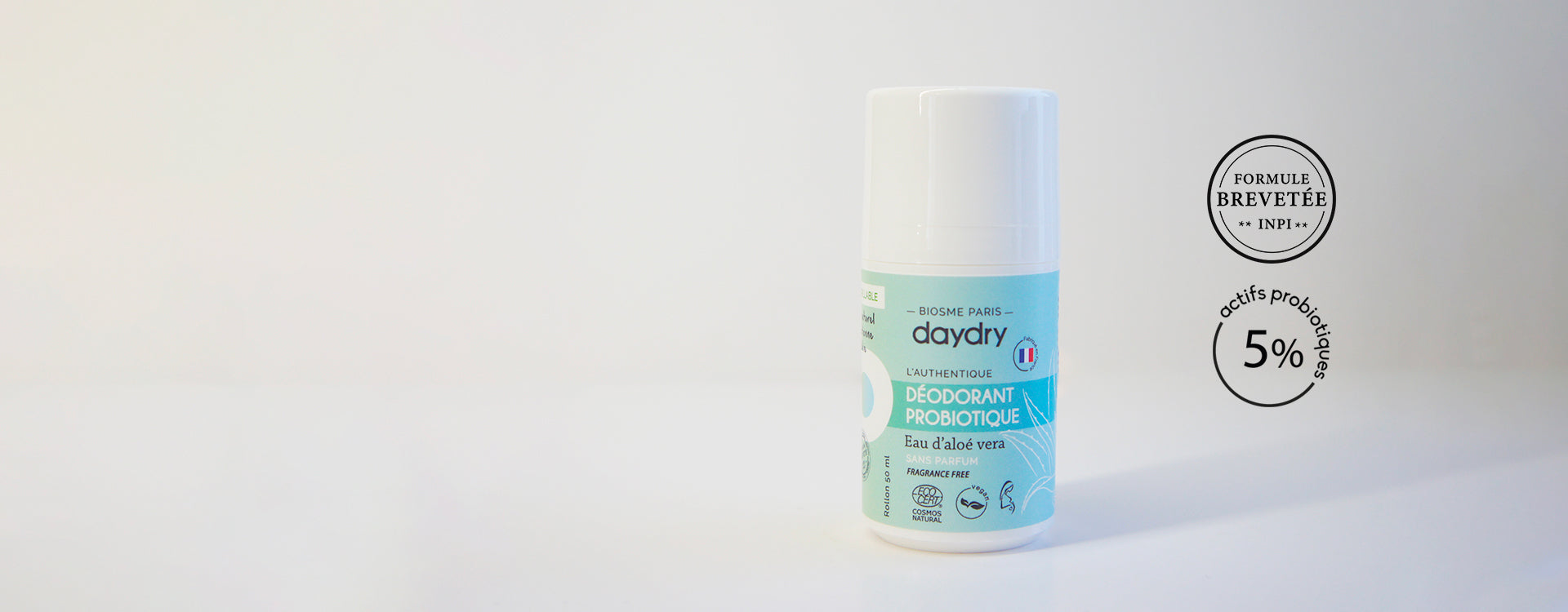 Blanc de coton Probiotic Deodorant 50ml - BIOSME – BIOSME PARIS - SOINS  NATURELS & PROBIOTIQUES