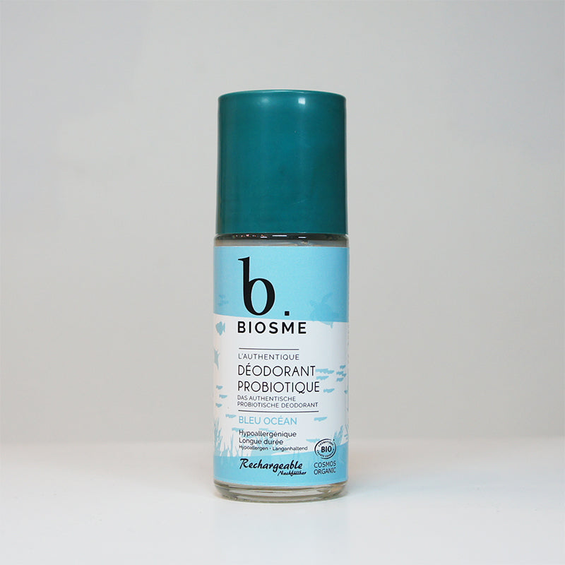 Bleu ocean Refillable Deodorant 50ml - BIOSME – BIOSME PARIS - SOINS  NATURELS & PROBIOTIQUES